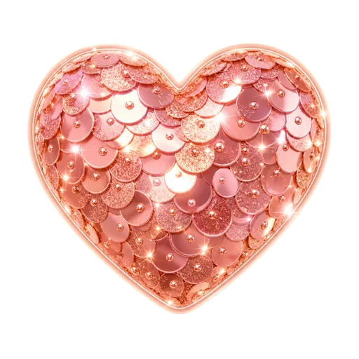 Sequin Heart